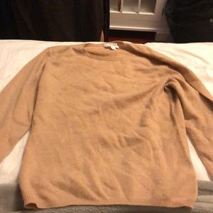 Tan cashmere sweater